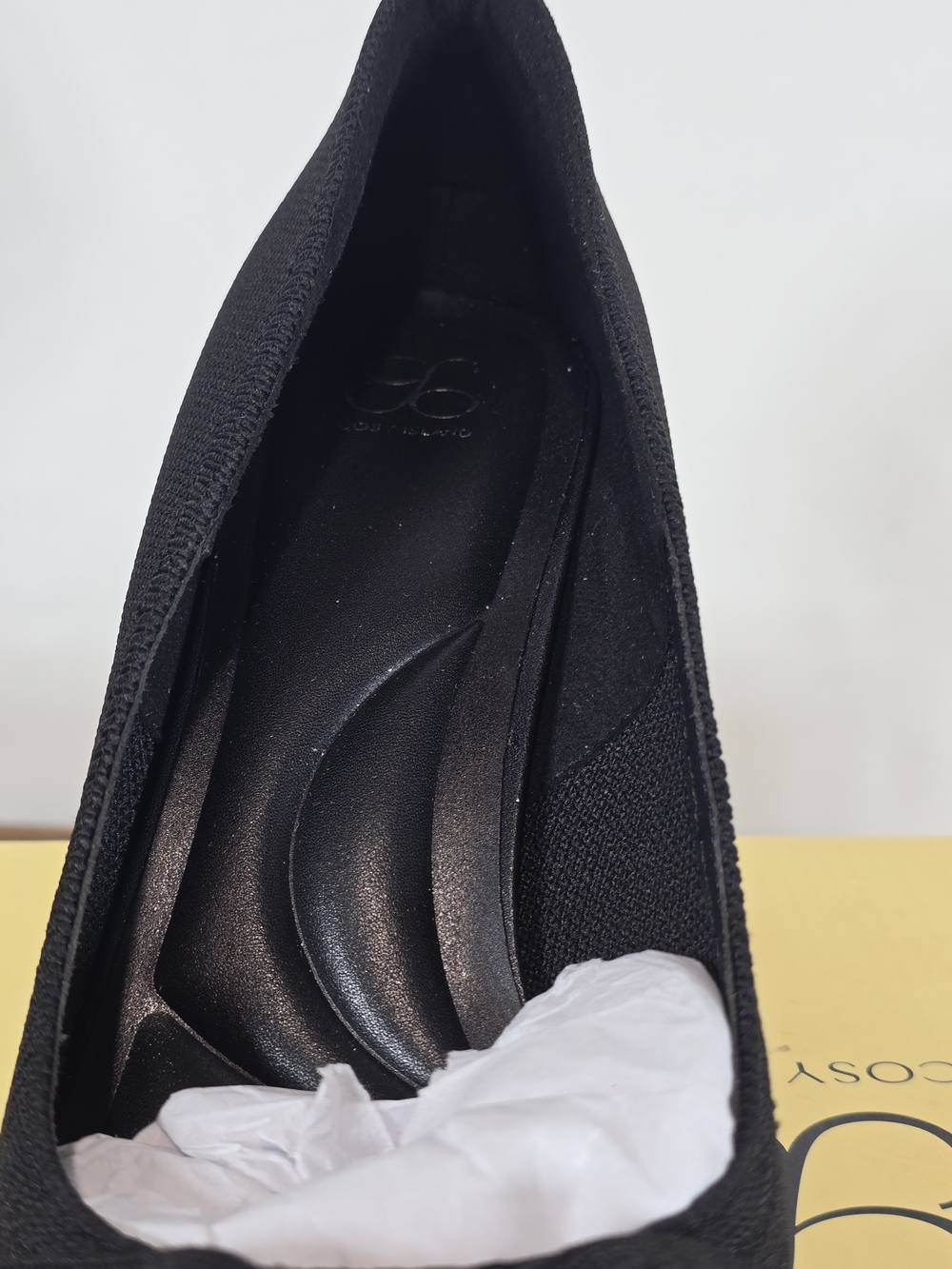 Cosy Island Classic Black Pointed Toe Pumps with Bow Detail Size 8.5 - Picture 11 of 16
